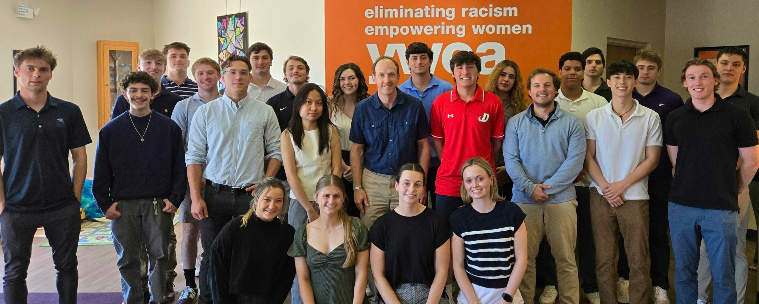 Dickinson College students posing